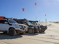 Pic-54 - Eyre Penninsula - Sleaford-Wanna Track : 150 Series, 200 Series, 2019, 4wd, 76 Series, Beach, Camping, Coffin Bay NP, Coffin Bay SA, Dunes, Eyre Peninsula, Eyre Peninsula Trek, James Clarke, Jetty, Land Cruisers, Lincoln NP, May, Mildura Vic, Misery Bay SA, Port Augusta SA, Port Germein SA, Port Lincoln SA, Prado, SA, Sand Flag, Sensation Beach SA, Steve Smith, Stingray, Sue Smith, TLCCV, Wanna Dunes